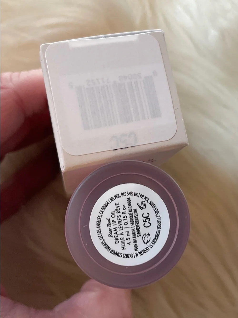 Summer Fridays Dream Lip Oil - New in Box - Rose Bud